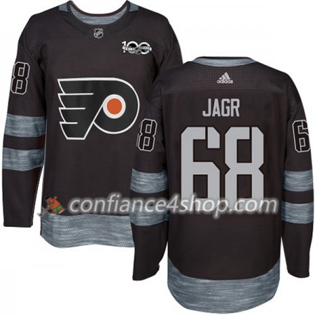 Adidas Maillot de Hockey Philadelphia Flyers Jaromir Jagr 68 1917-2017 100th Anniversary Noir Authentic - Homme